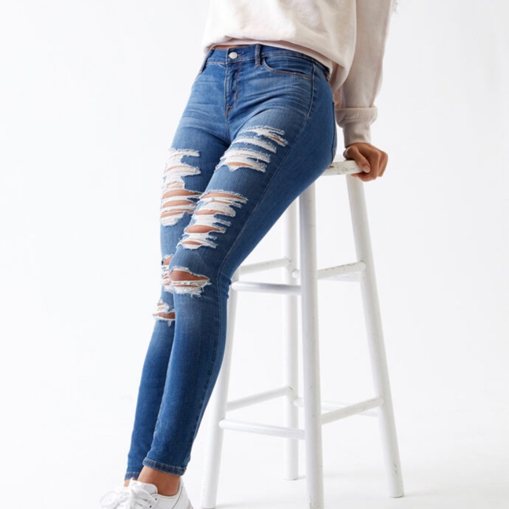Pacsun ripped jeggings - Picture 3 of 3